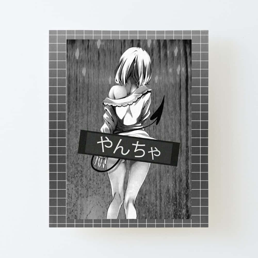Разгърни въображението си с Black Anime Тапет