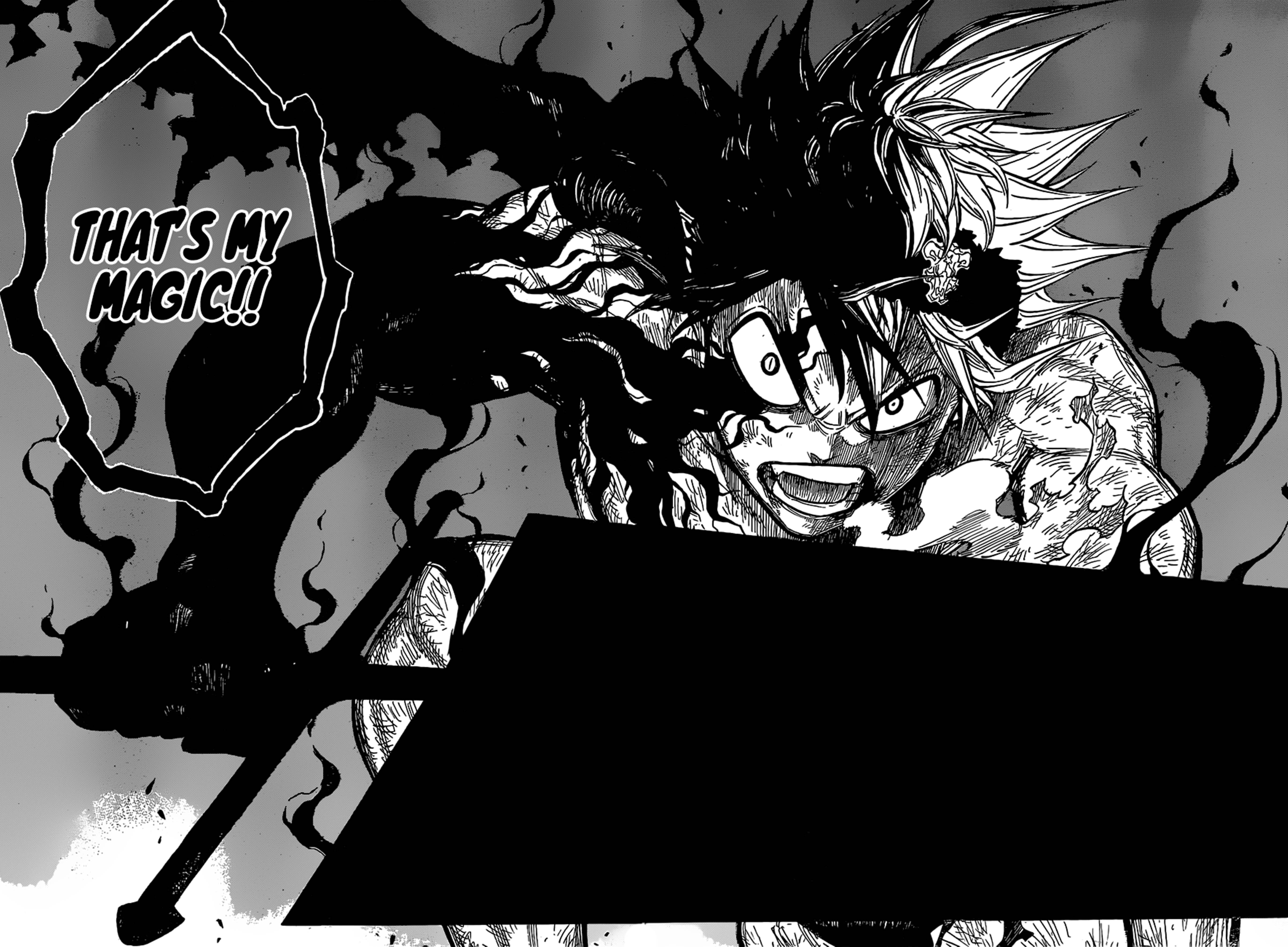 Black Clover 4K Това е моята магия Тапет