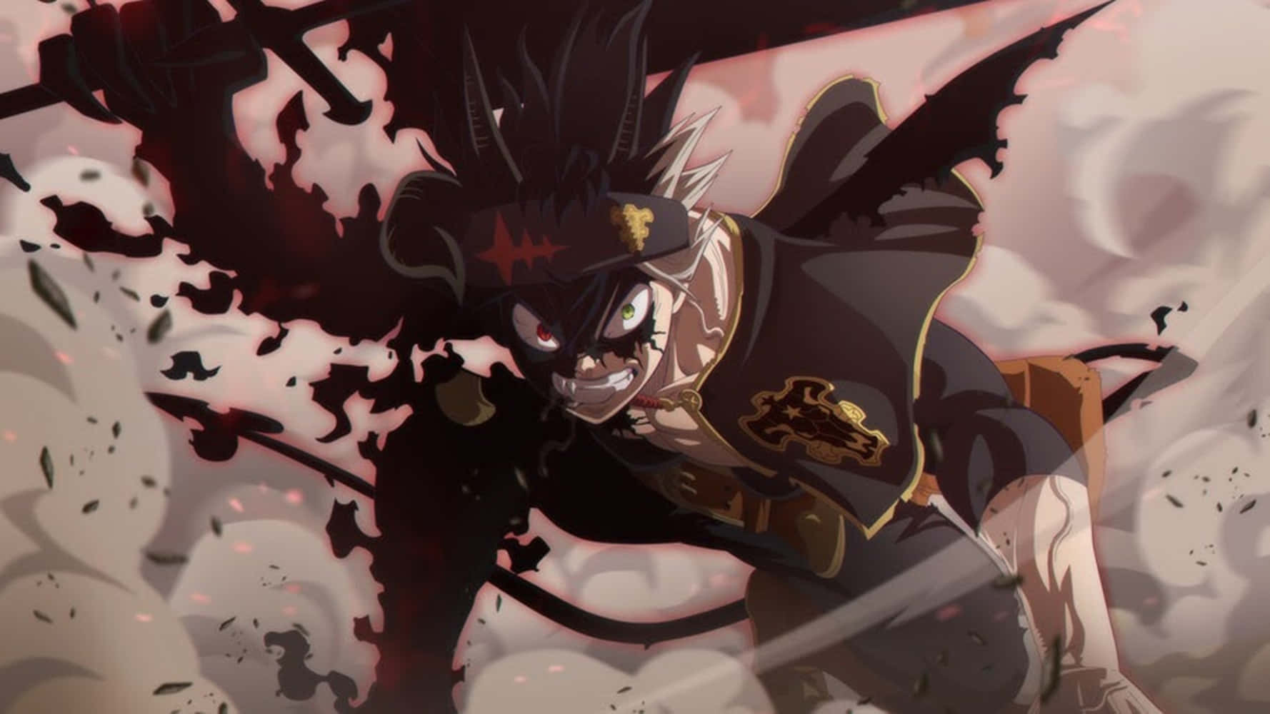 Аста Black Clover 4K Демон Дявол Liebe Фюжън Тапет