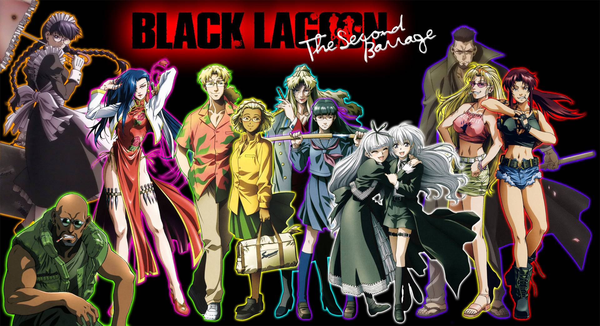 Постер на Black Lagoon Second Barrage Тапет