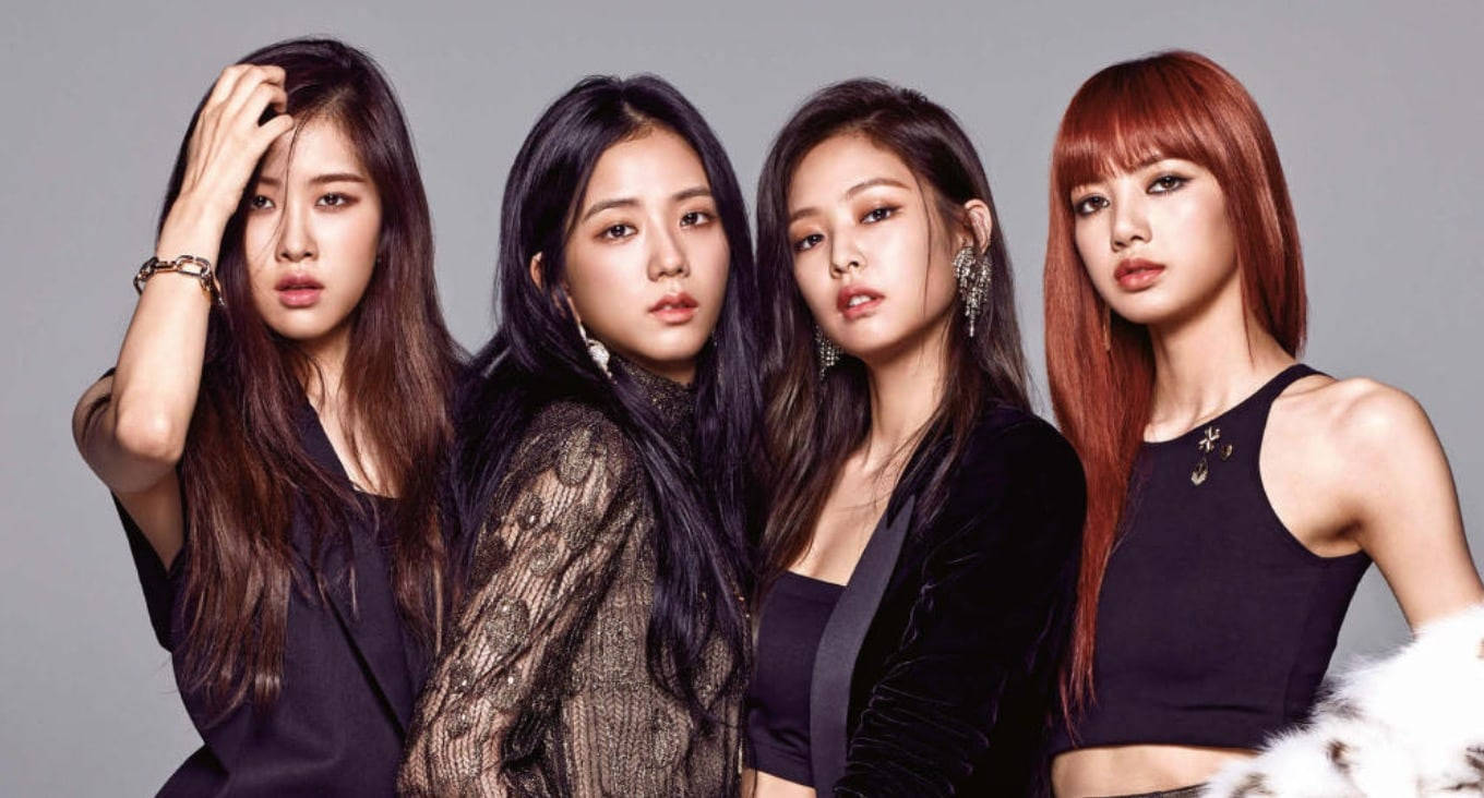 Четирите дръзки членки на BlackPink Тапет