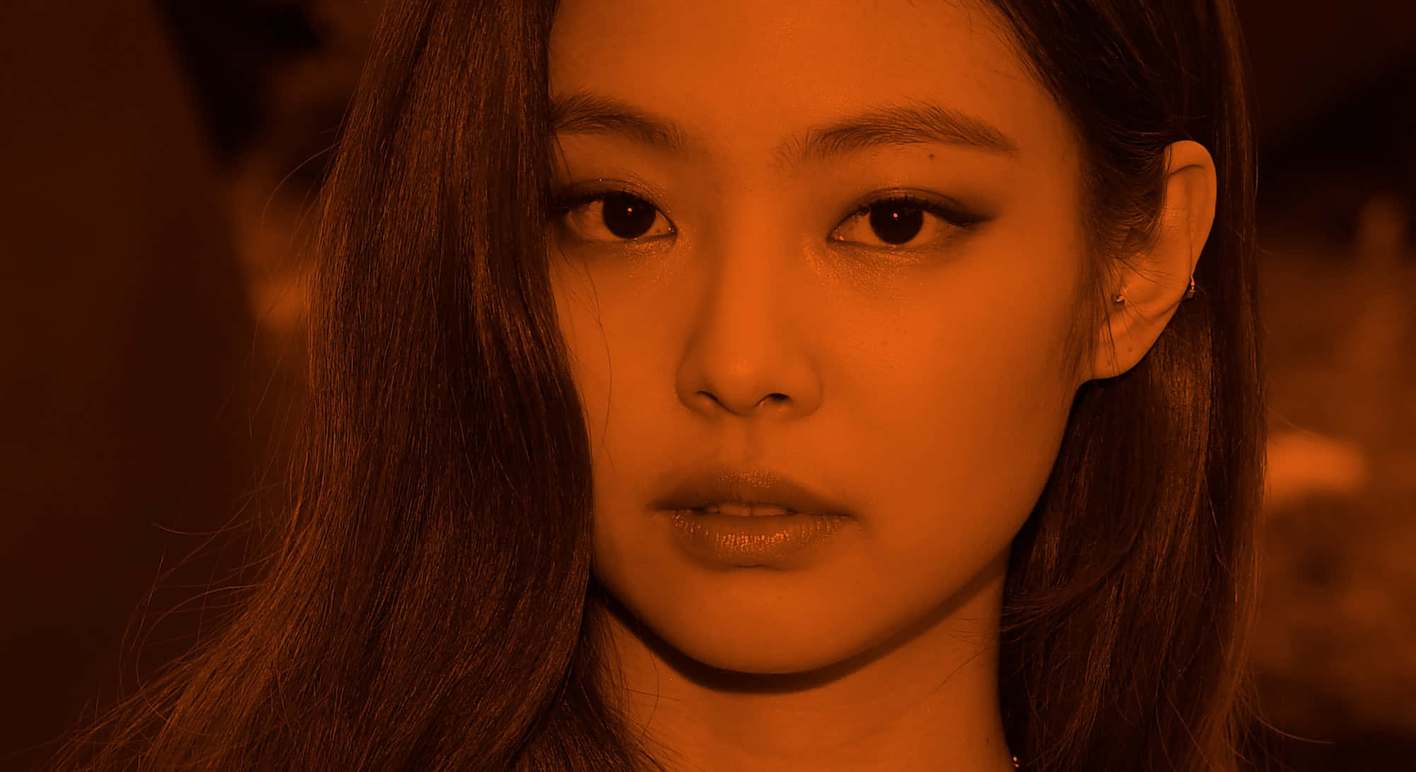 Портретна снимка на Джени Ким от Blackpink Тапет