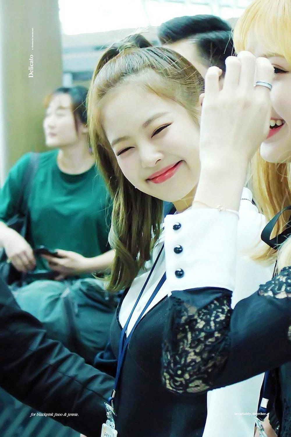 Blackpink Сладка Дженъни Пухкаво Лице Тапет