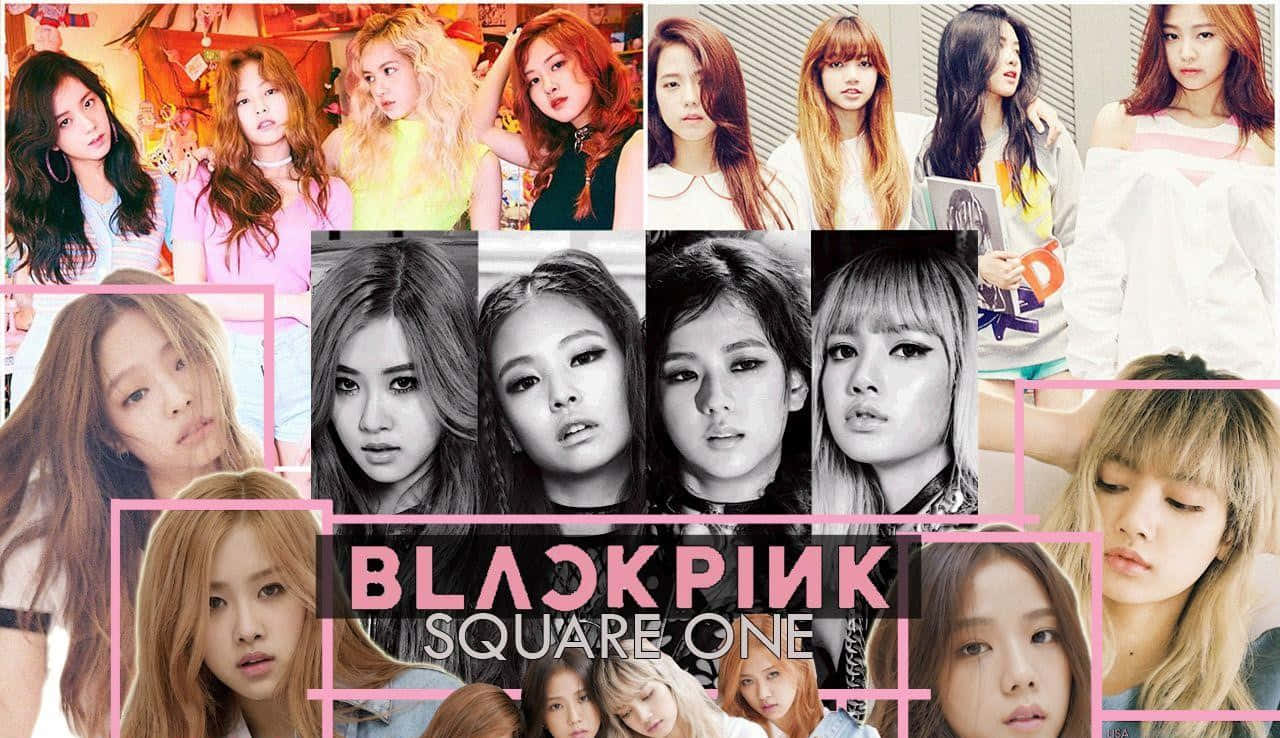Blackpink Square One - колаж от момичета Тапет