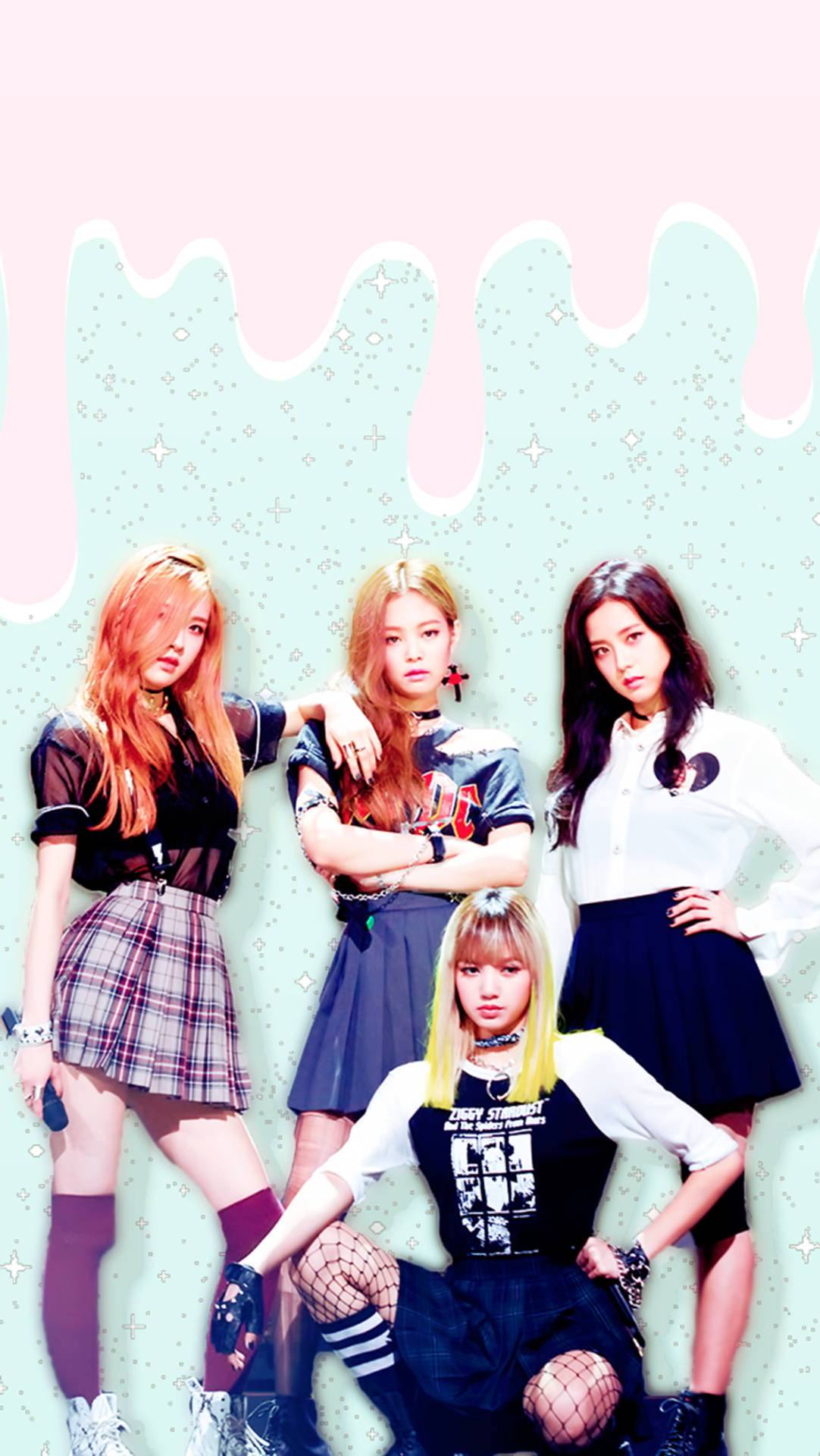 Почувствайте силата на Blackpink Тапет