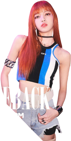 Модна поза на участница Blackpink Тапет