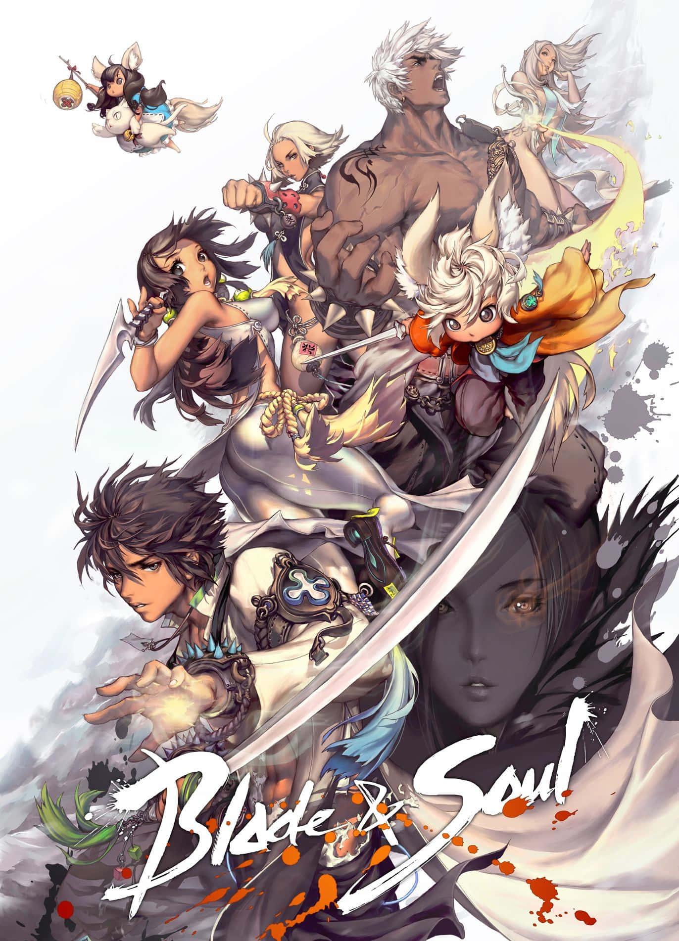 Blade And Soul аниме постер за видео игра Тапет