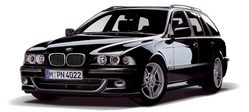 Черен BMW 5 Series E39 Touring Тапет