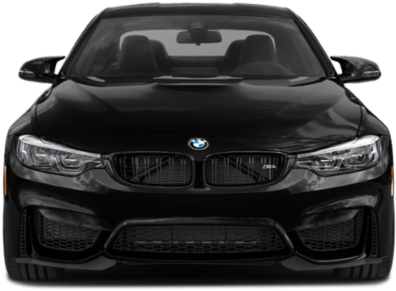 Черен BMW M Series отпред Тапет