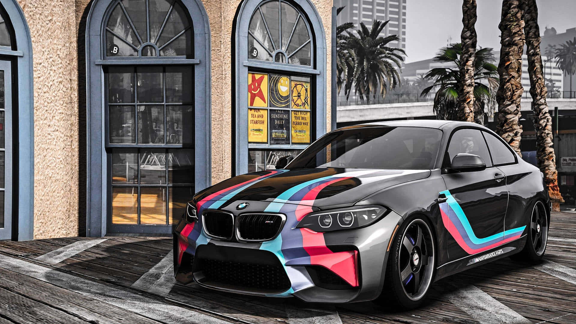 Черен BMW M2 1920x1080 M Series фон Тапет