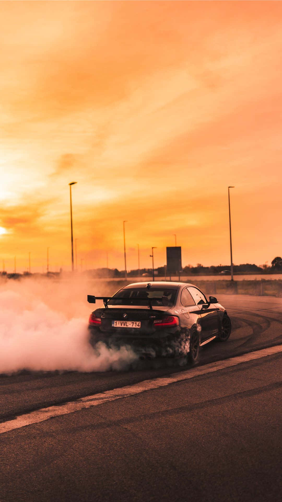 BMW M5 Drift Автомобил Естетика Тапет
