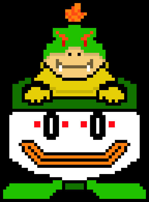 Пикселизирано изкуство на Bowser Тапет