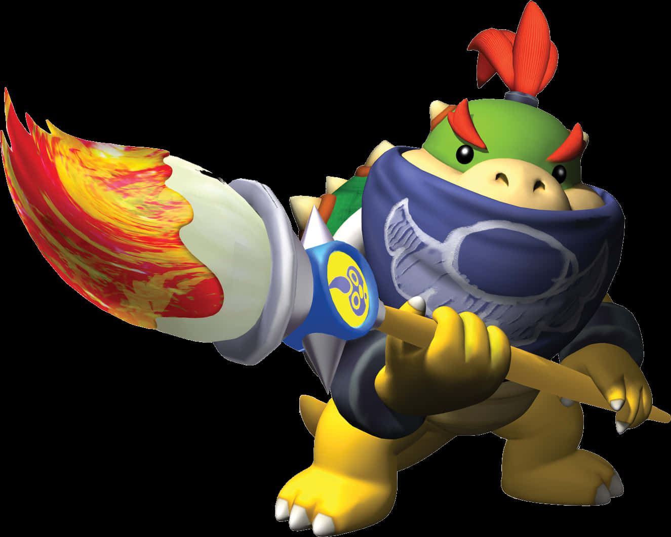 Bowser Jr. Огнено дихание Тапет