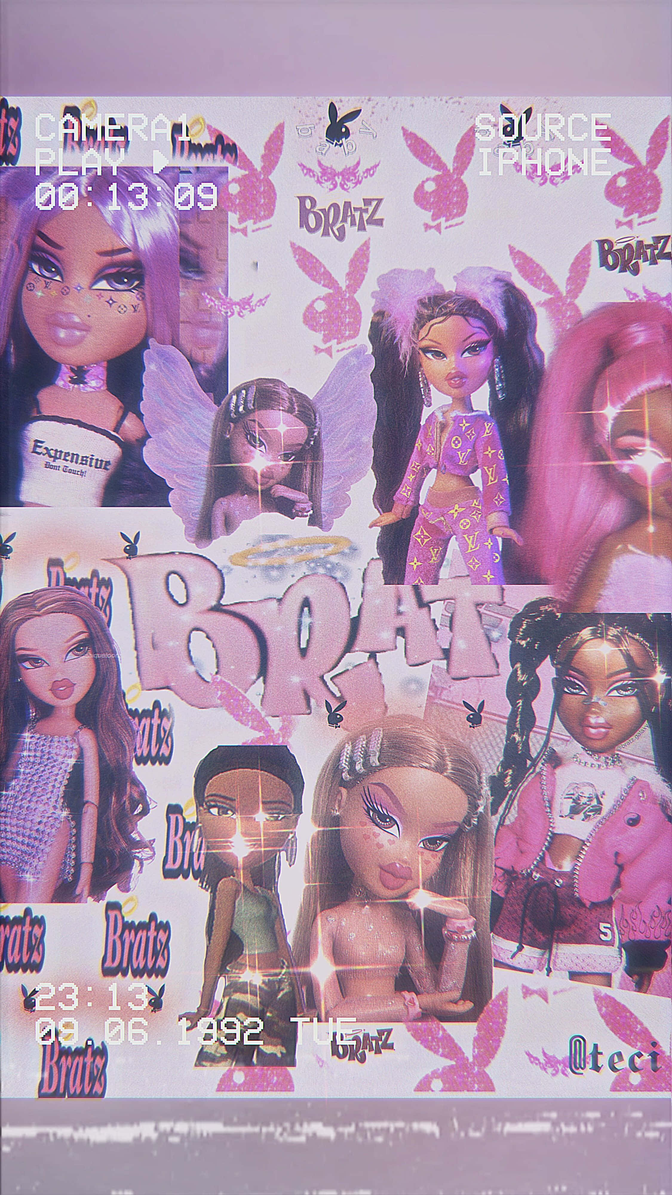 Забавна и дръзка естетика на Bratz Тапет