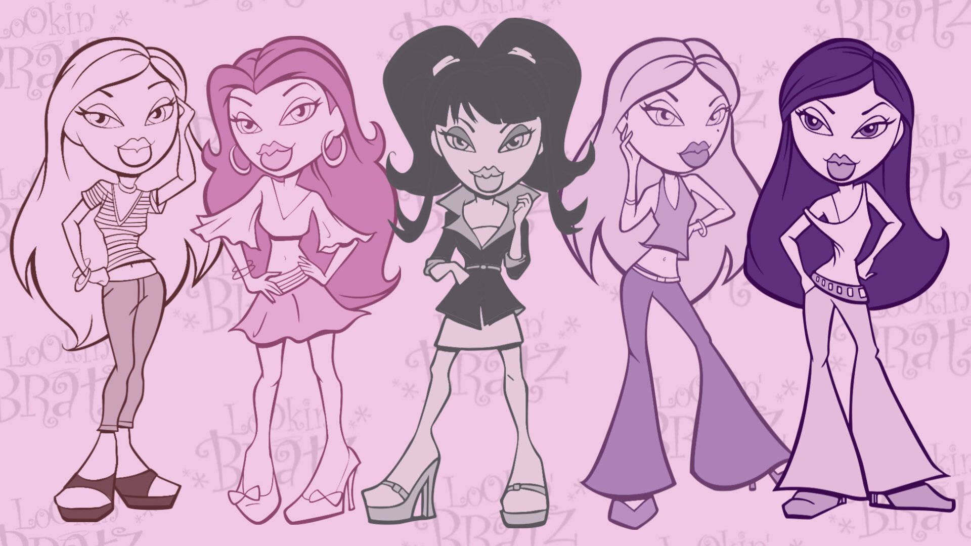 Естетична музикална група Bratz Тапет