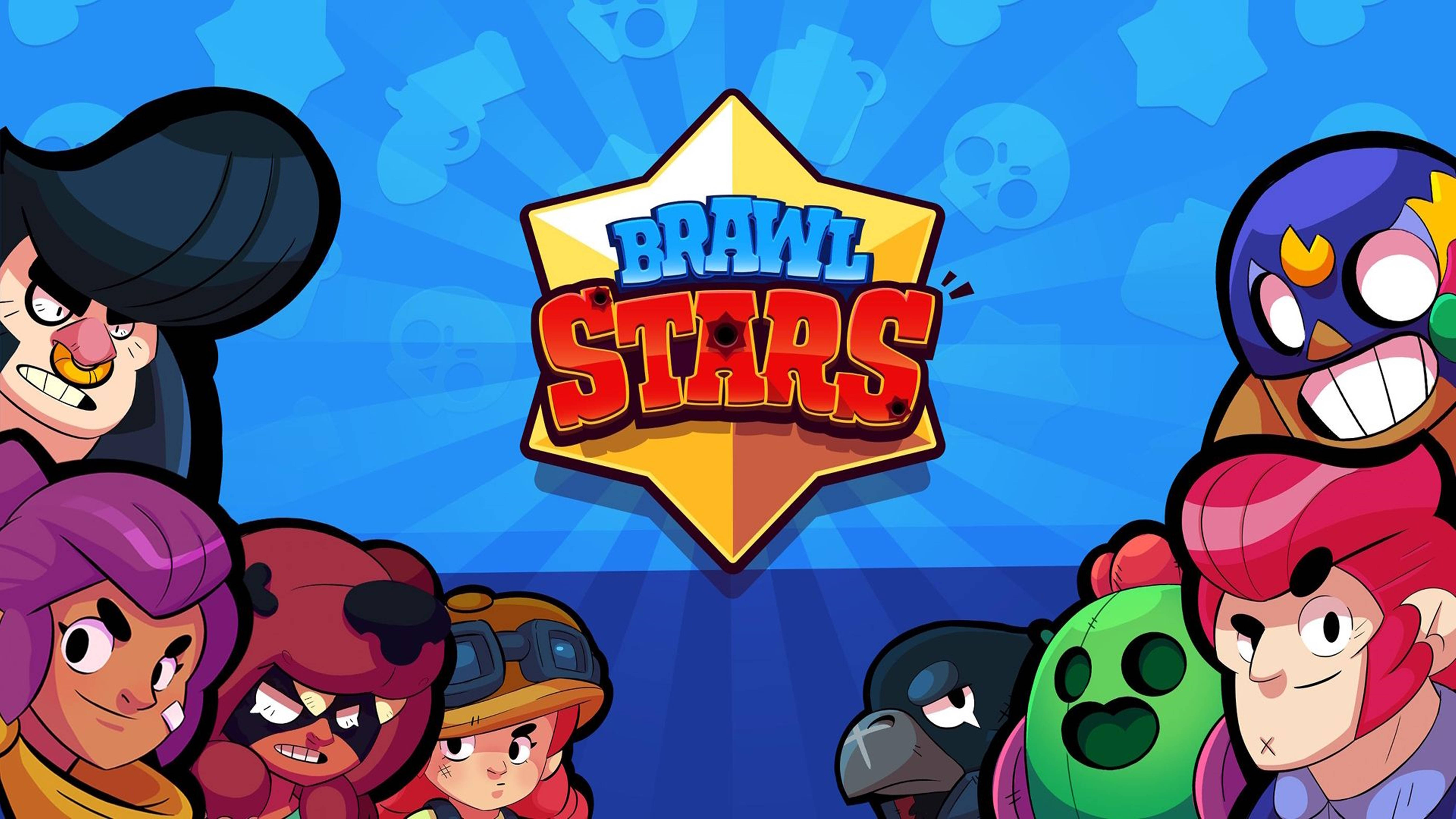 Епична бойна сцена - Brawl Stars 4K Тапет