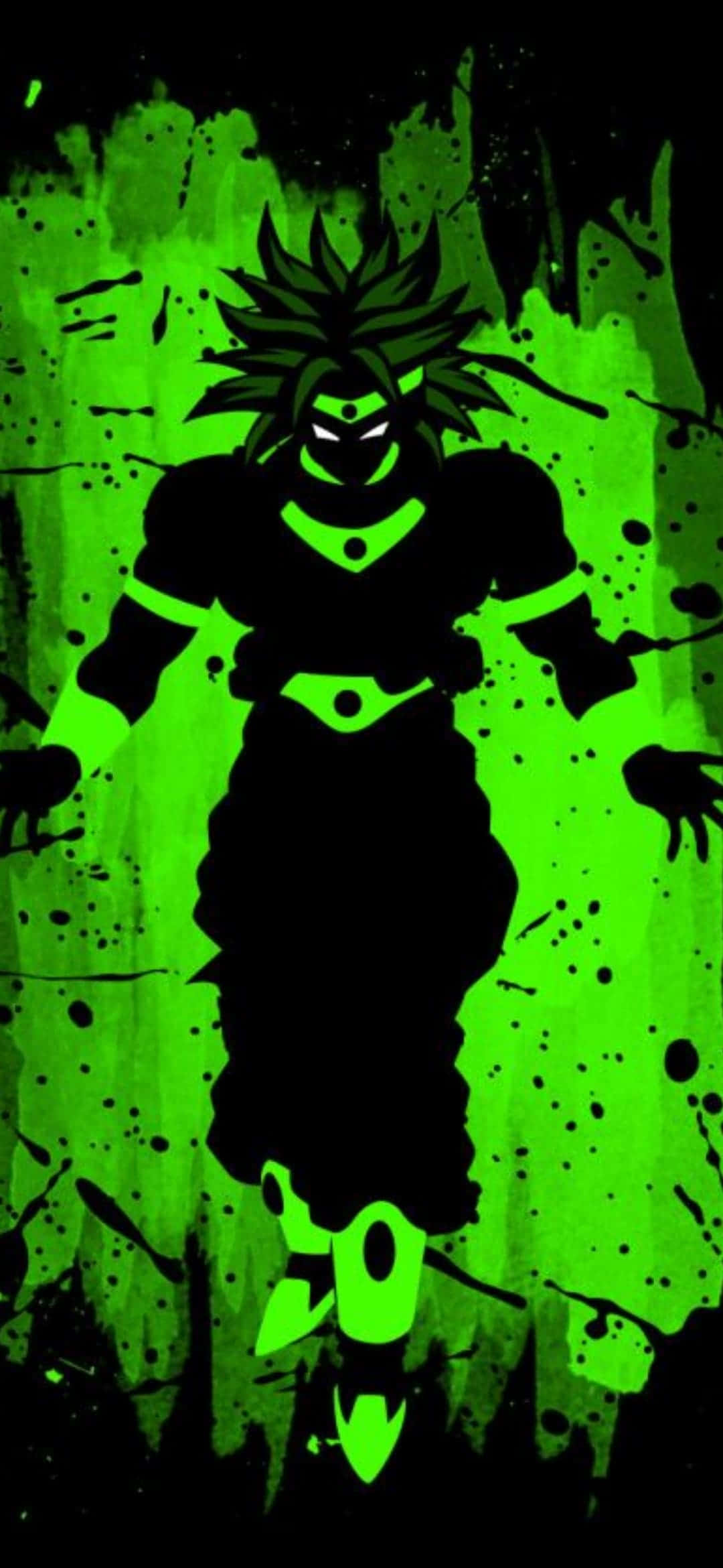 Скроллирайте с лекота на гладки Broly iPhone дисплей Тапет