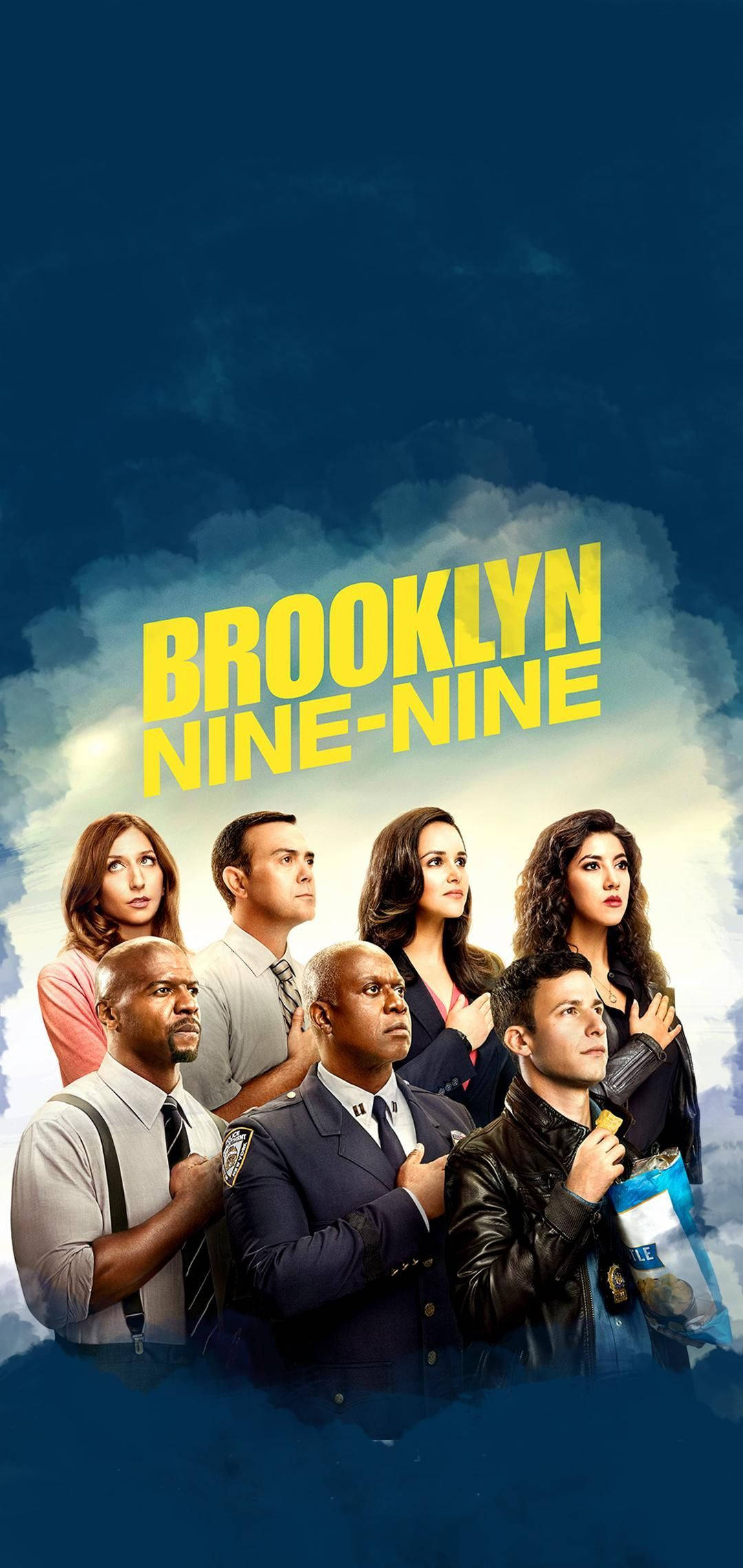 Brooklyn Nine Nine Blue Fan Art Тапет
