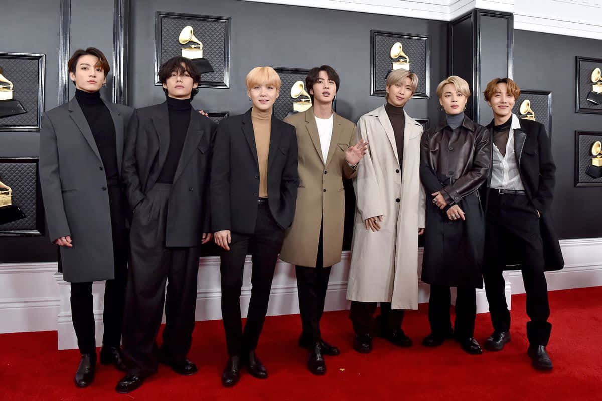 Снимка на BTS от Грами 2020 Тапет