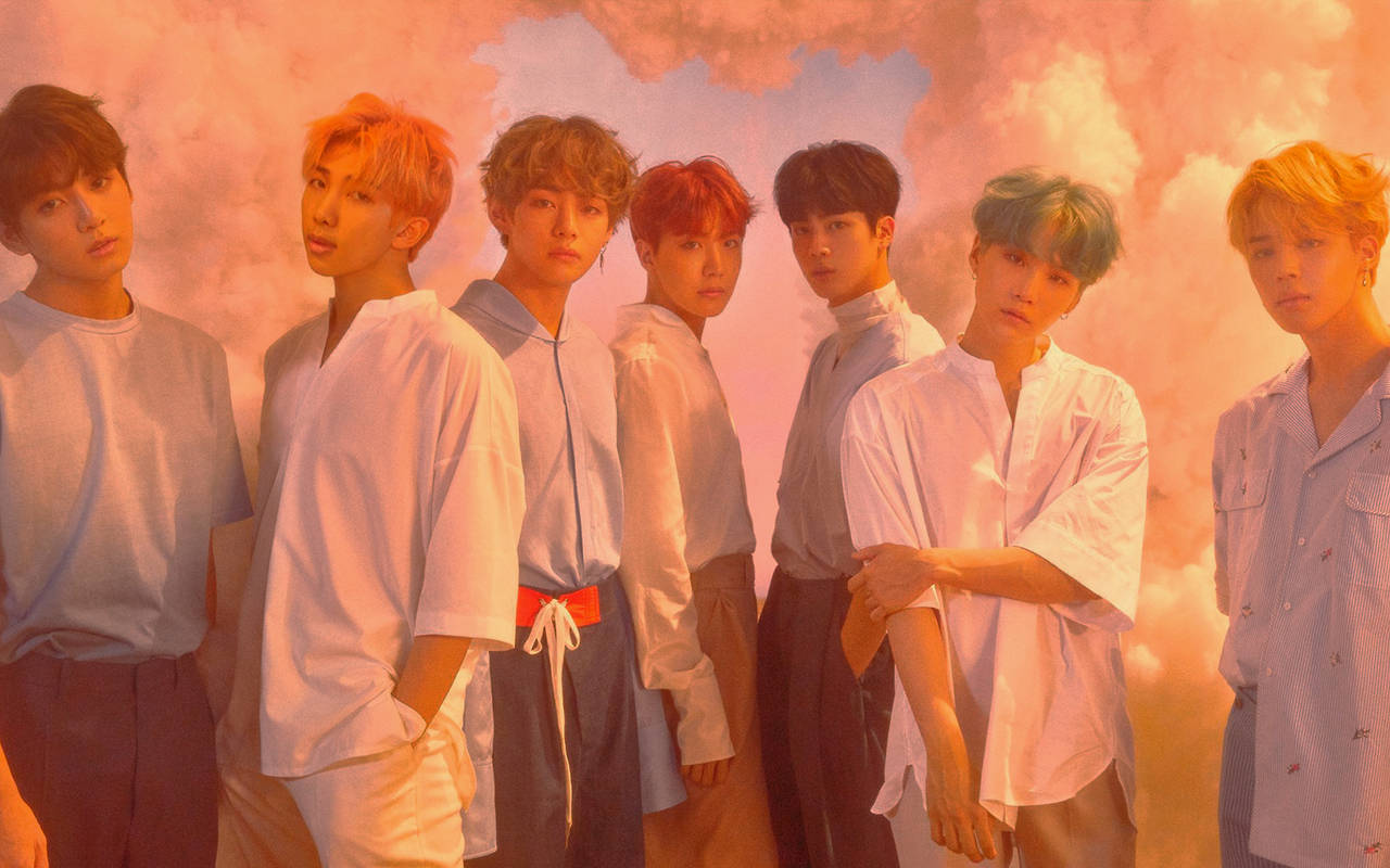 BTS Естетичен филтър 2020 Тапет