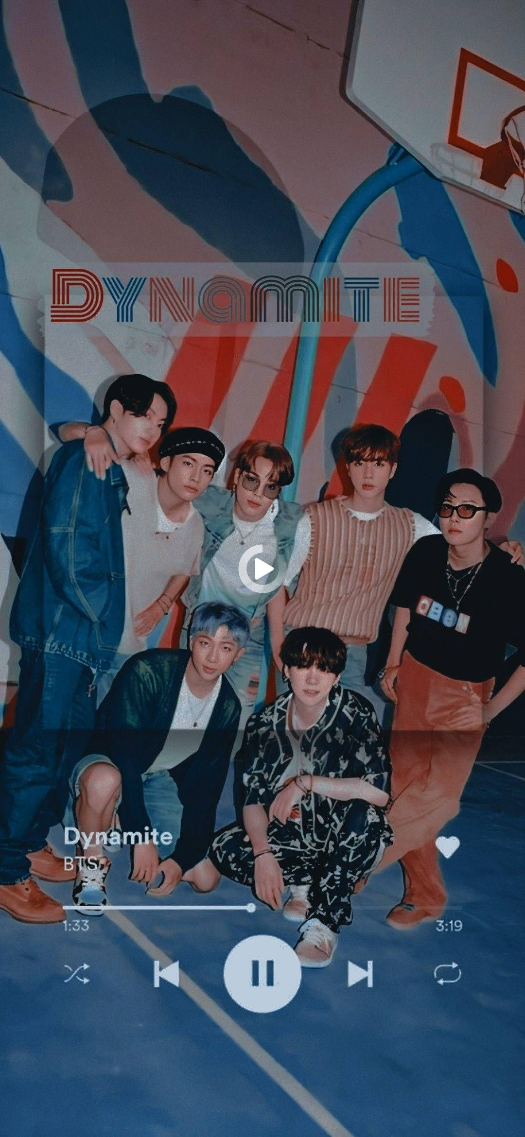 BTS 2021 Dynamite играе Тапет