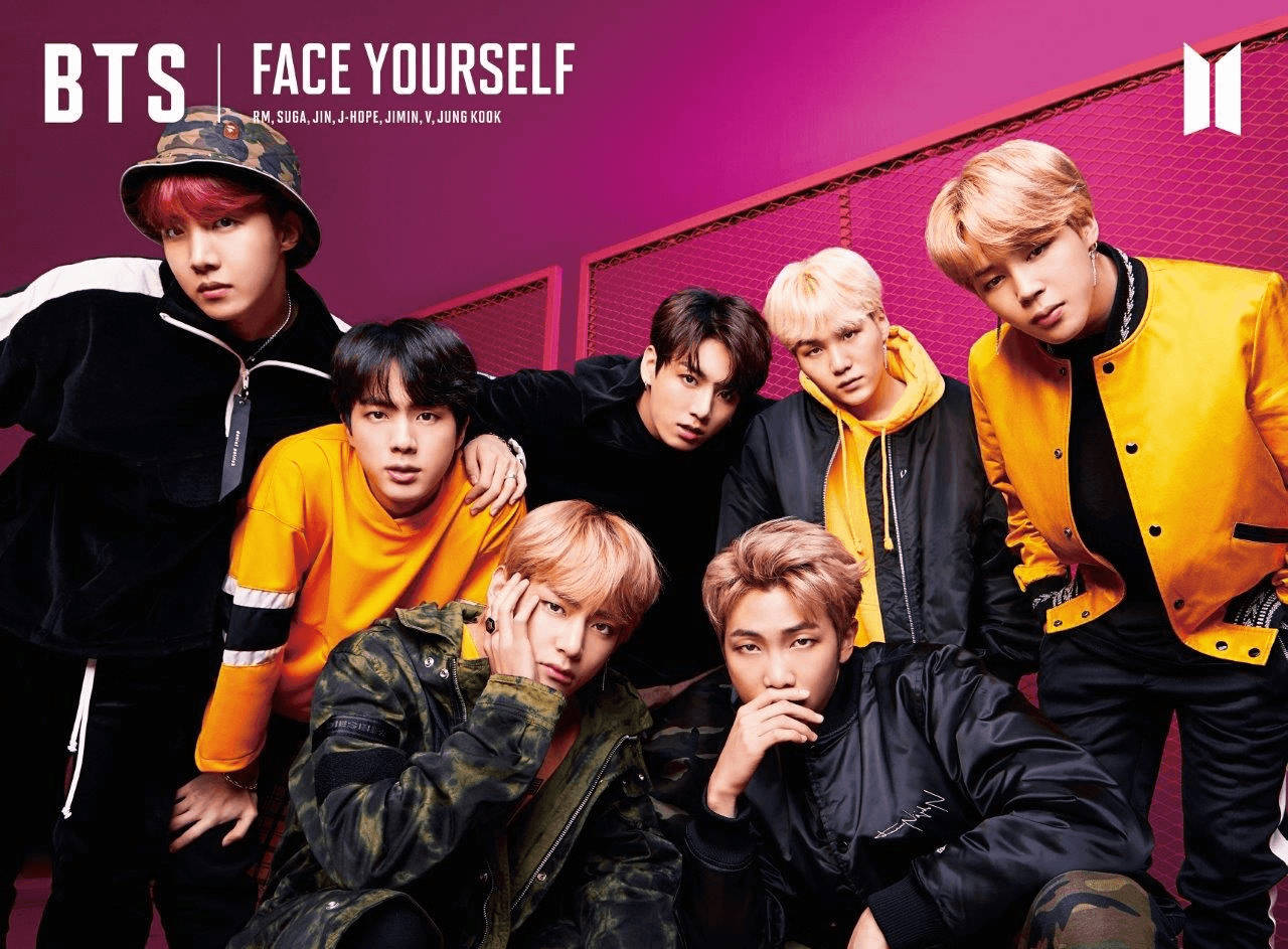BTS Изправете се пред себе си и повярвайте в силата на себе си Тапет
