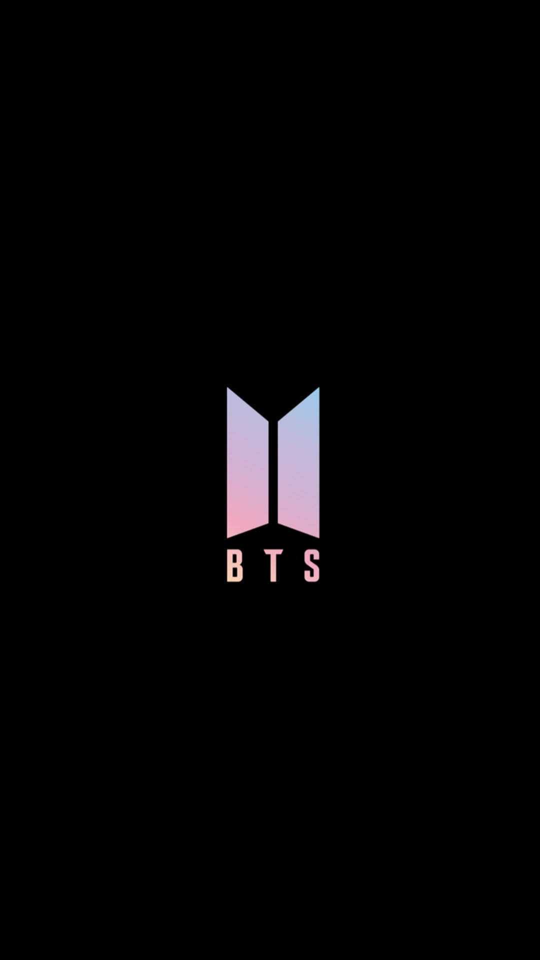 Тапет за заключен екран BTS лилаво лого Тапет