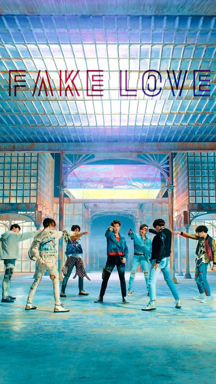 BTS Fake Love Група Тапет