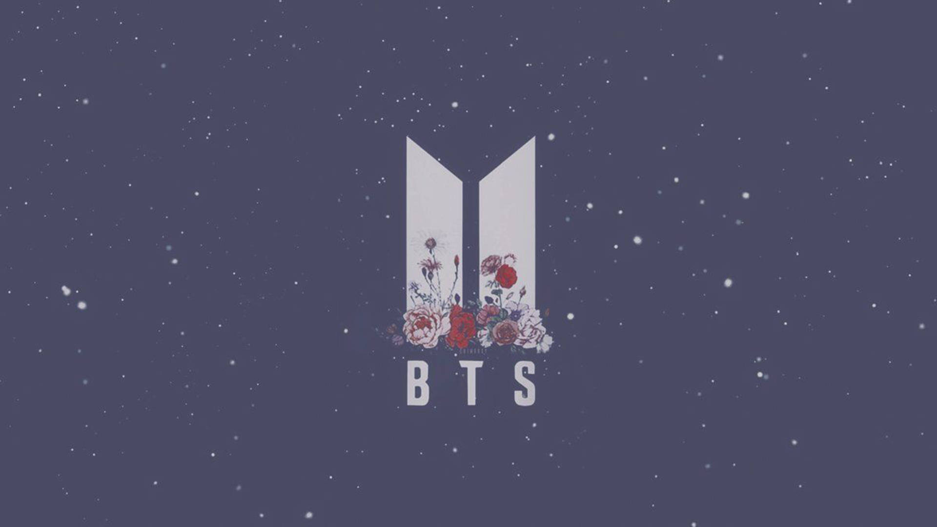 Естетично лого на BTS за лаптоп Тапет