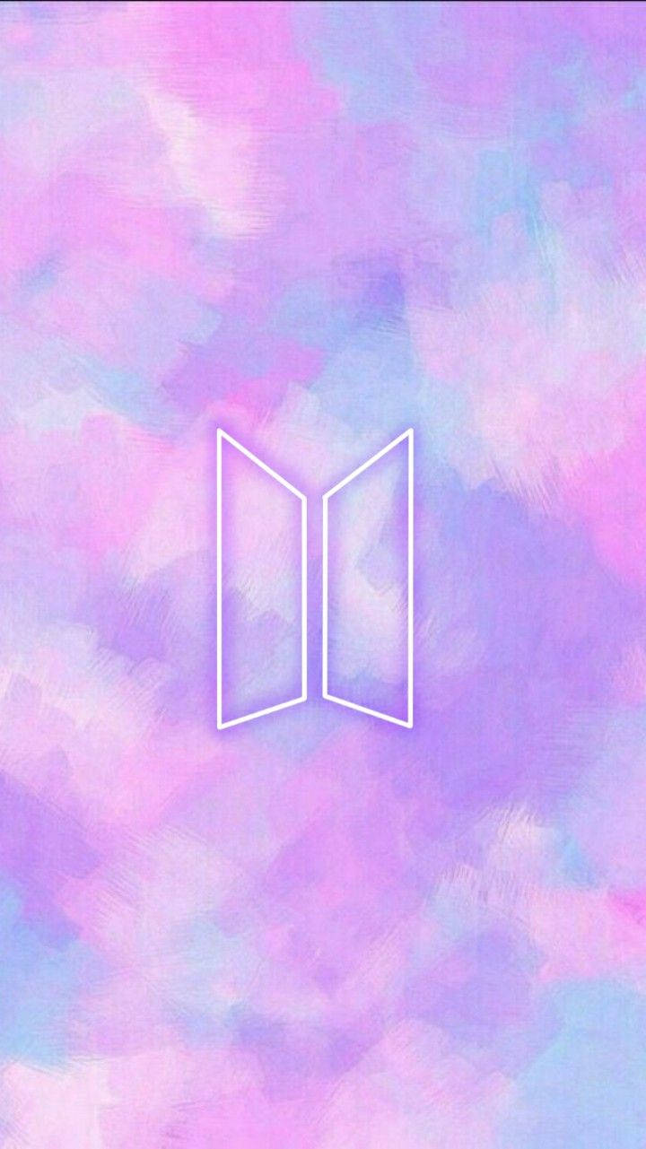 Пастелно лого на BTS Тапет