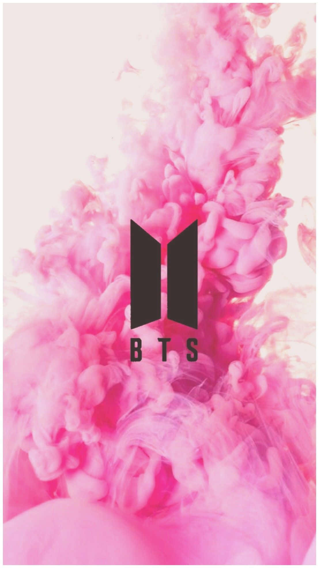 BTS Лого Розов Димел Момичешки iPad Тапет