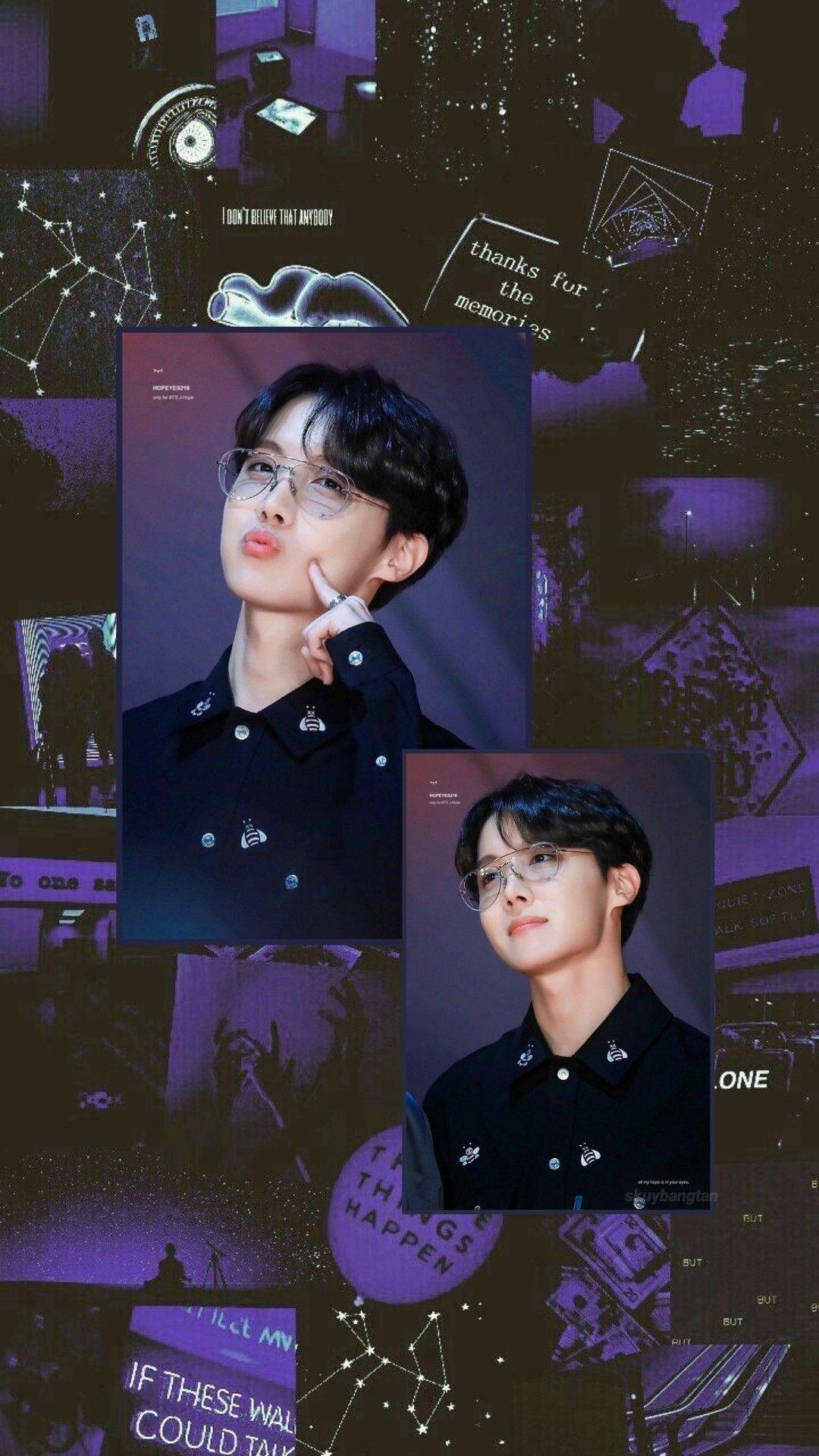 Глупава естетика BTS J-Hope Тапет