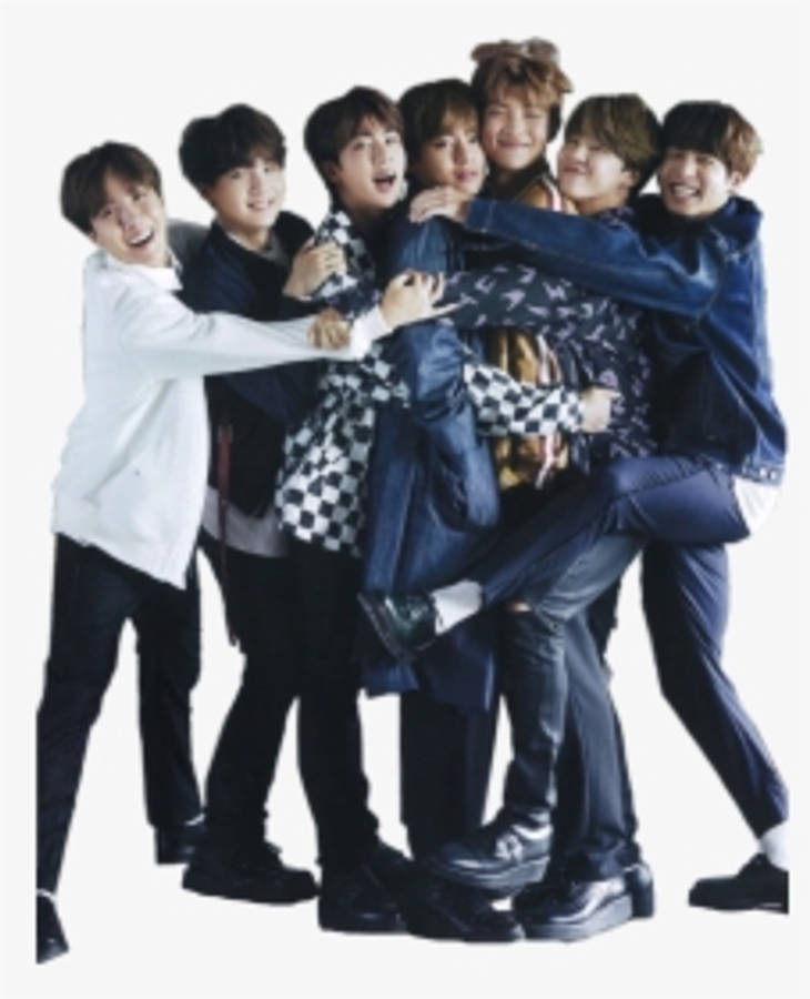 Мил BTS се прегръщават Тапет