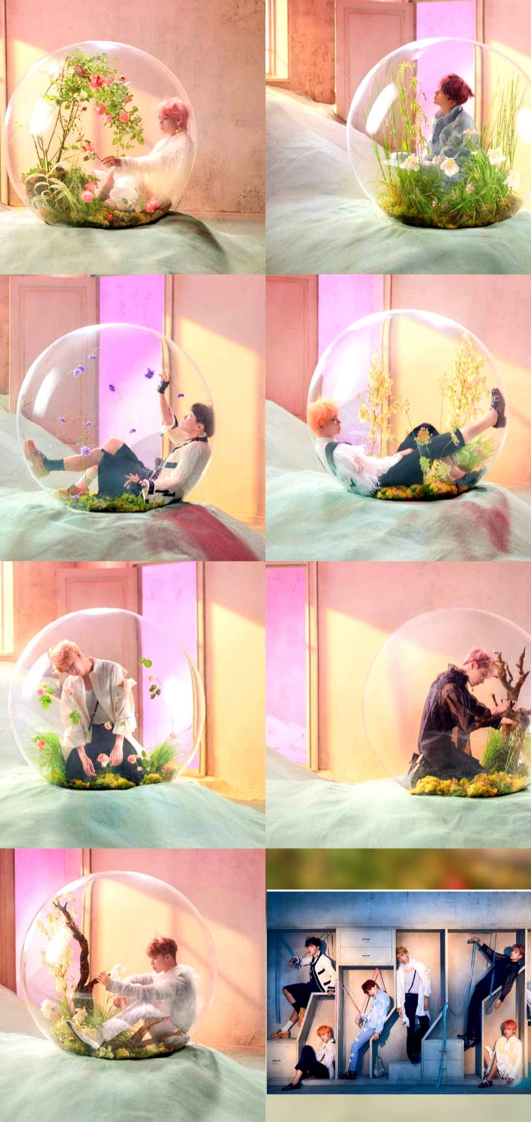 BTS заключ. екран Love Yourself: Answer Тапет