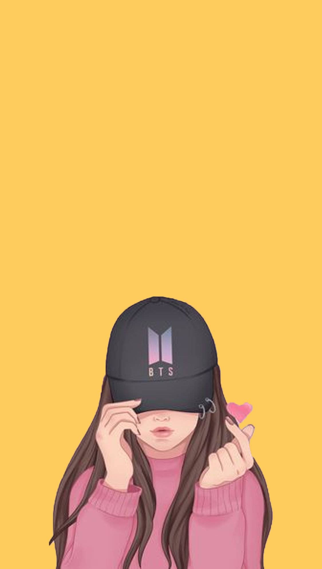 BTS шапка сладка жена Тапет