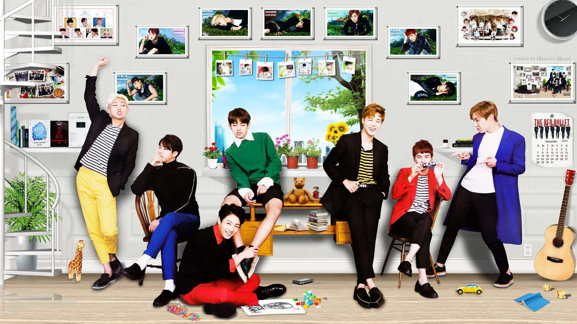 Естетични снимки на BTS Тапет