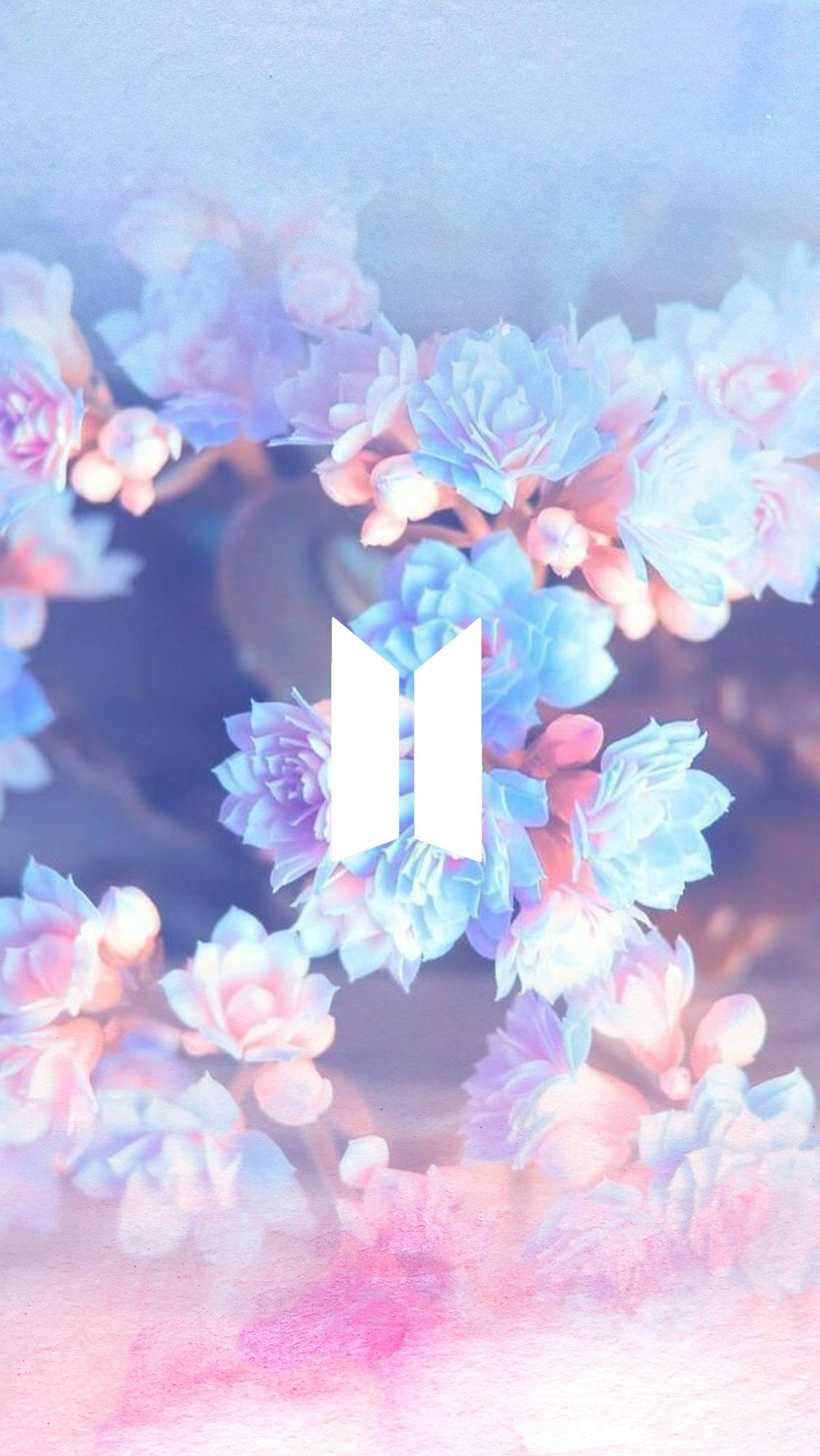 Цветно BTS лого Тапет