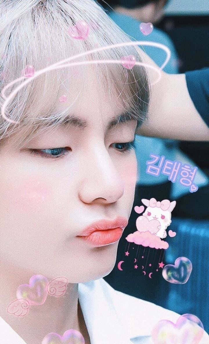 BTS V, демонстриращ уникалния си стил Тапет