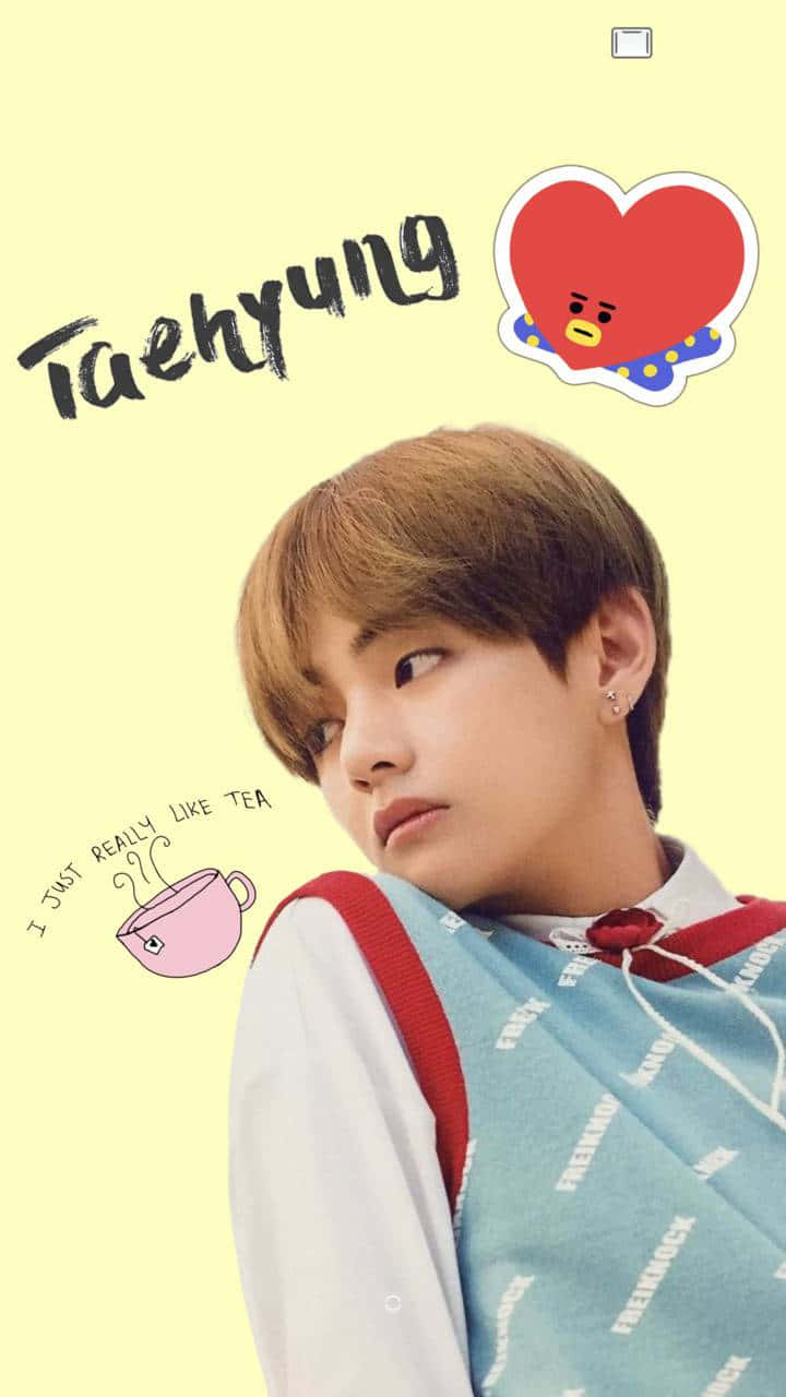 BTS V прави изявление Тапет