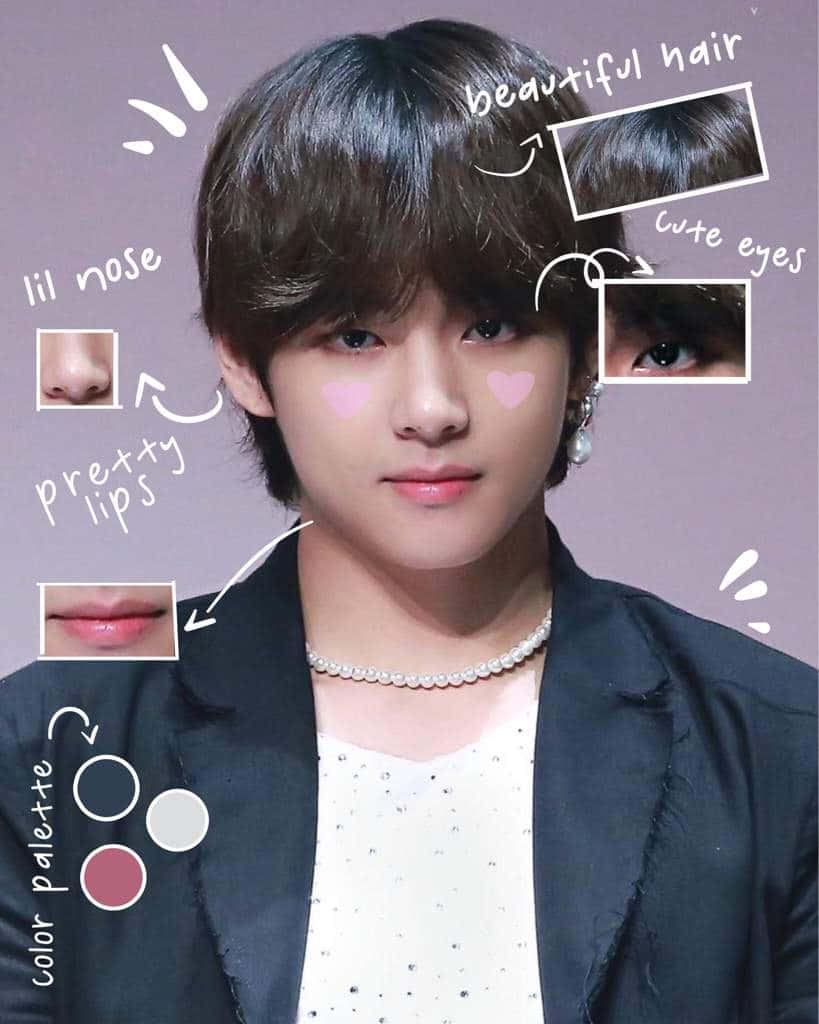 BTS V излъчва щастие в цветни и жизнерадостни модни комбинации Тапет