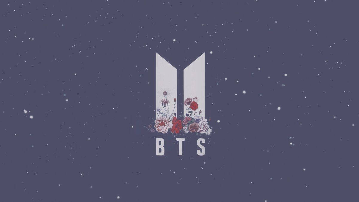 Сладка рисунка на логото на BTS Тапет