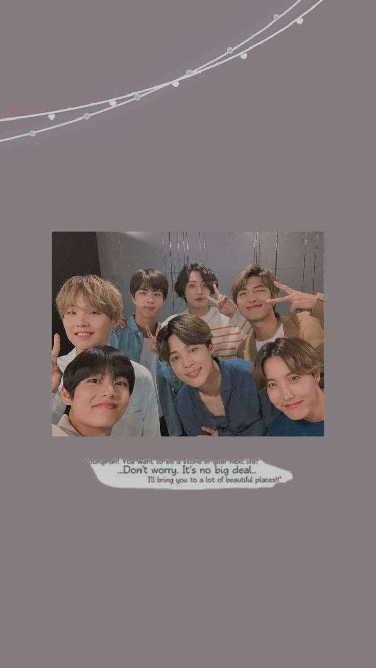 BTS Естетик Групи Уаки Тапет