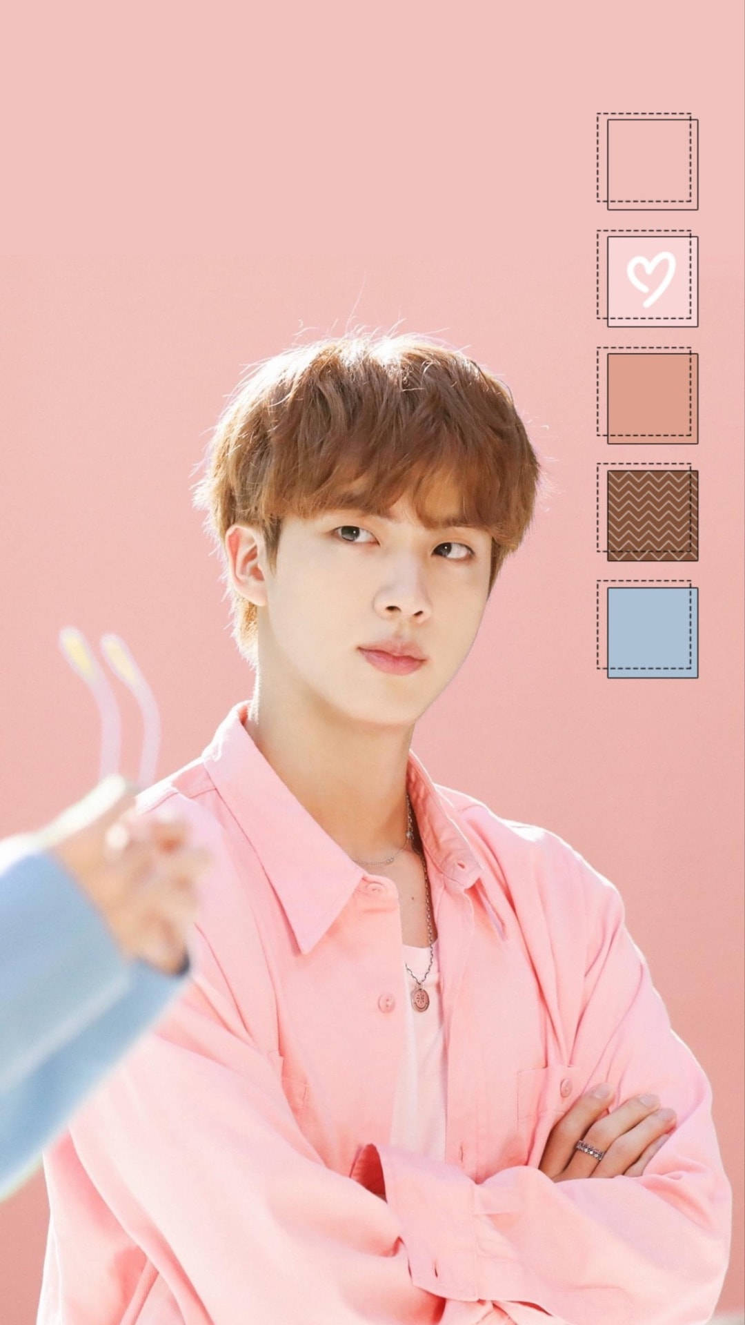 BTS Естетика Worldwide Handsome Джин Тапет