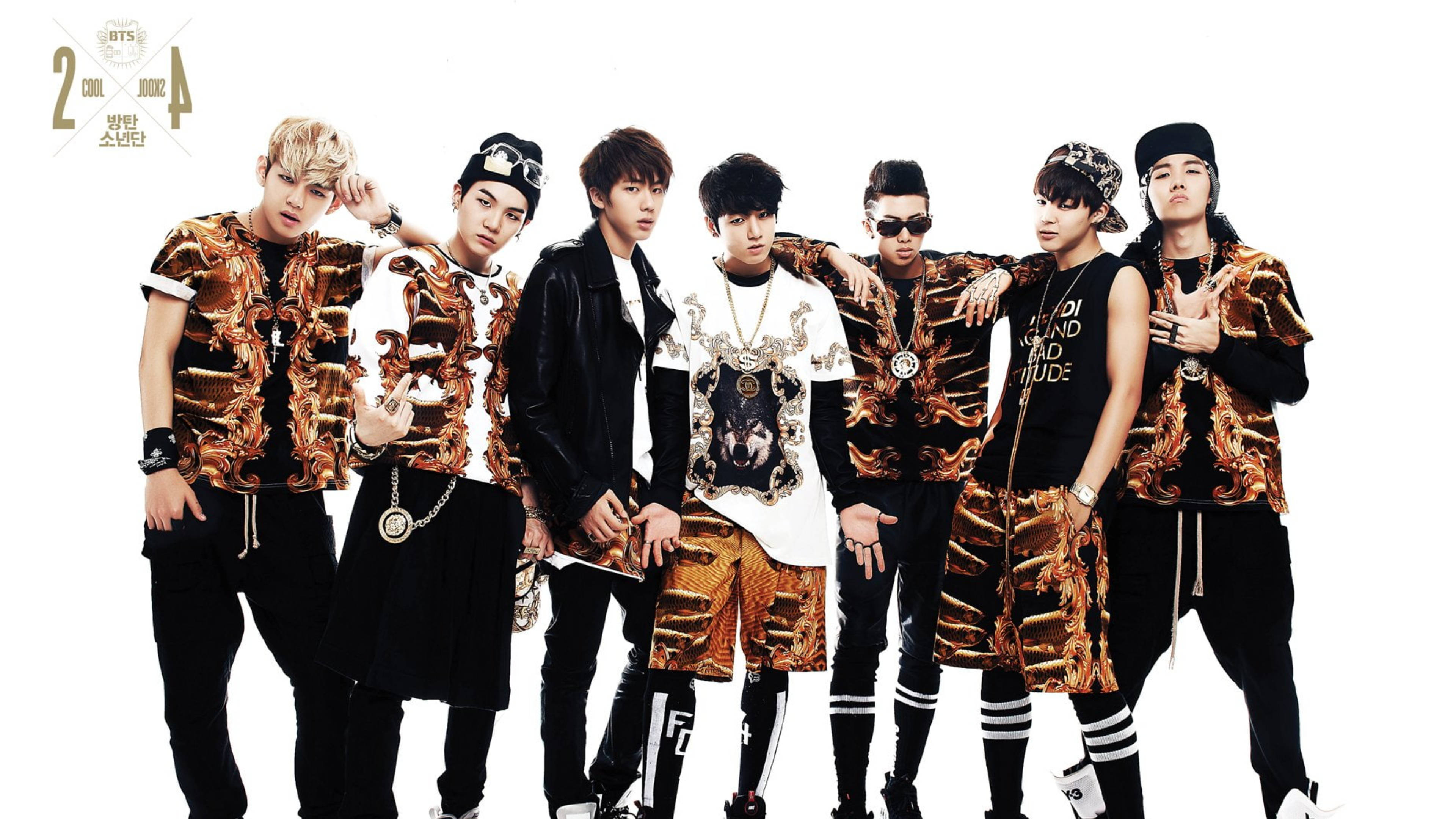 BTS лаптоп тапет с MV аутфити Cool Тапет