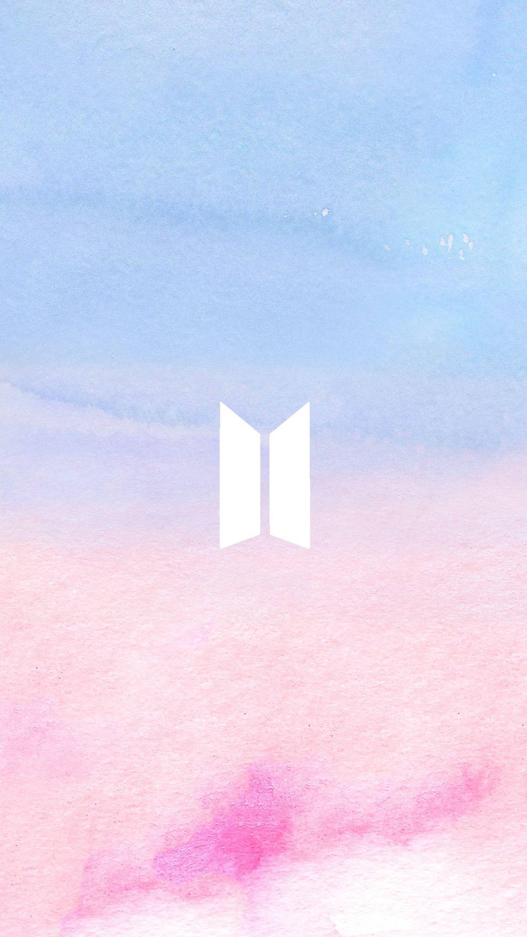 BTS лого в пастелен тапет