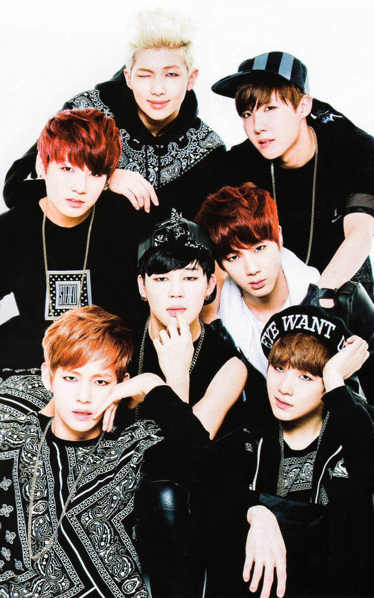 Bts Телефонен Дисплей Красив Плакат