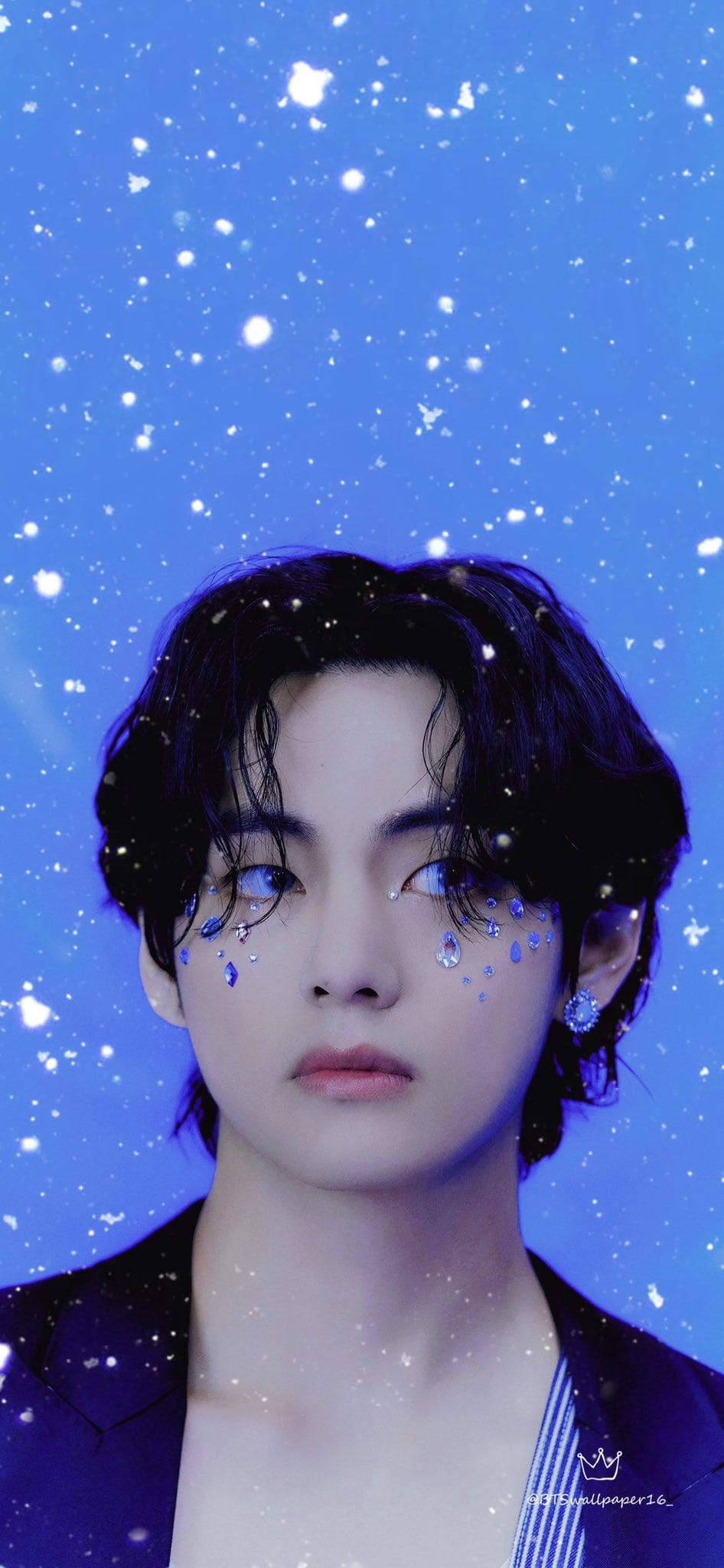 BTS Тэ Хьонг лицеви бижутерии Тапет