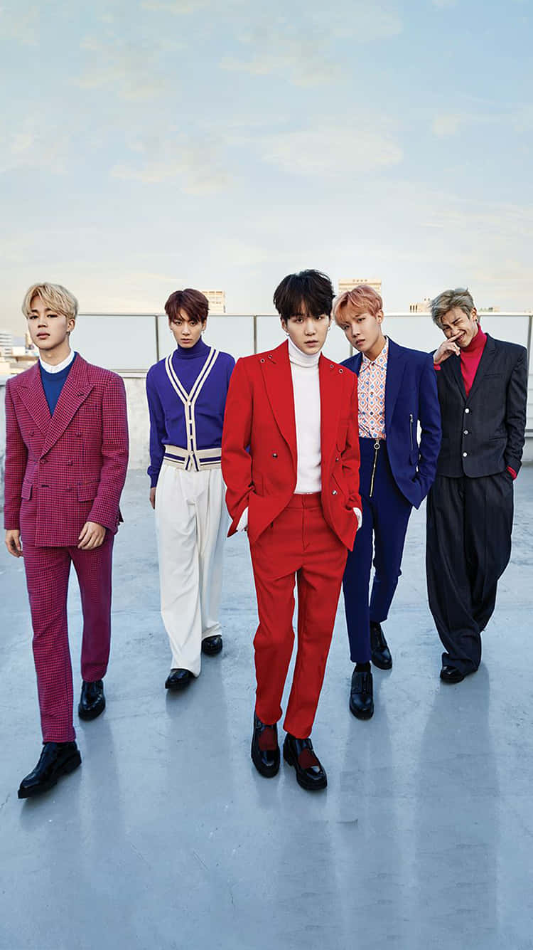 BTS фотосесия за списание Singles Тапет