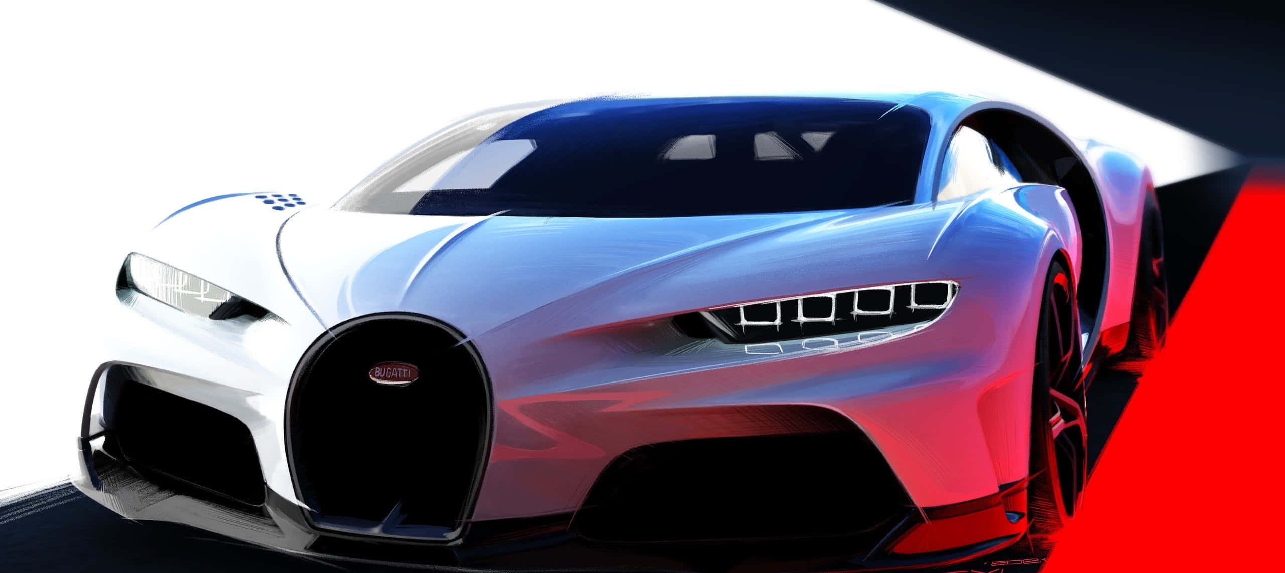 Скорост и стил – уникално изискан дизайн на Bugatti Тапет