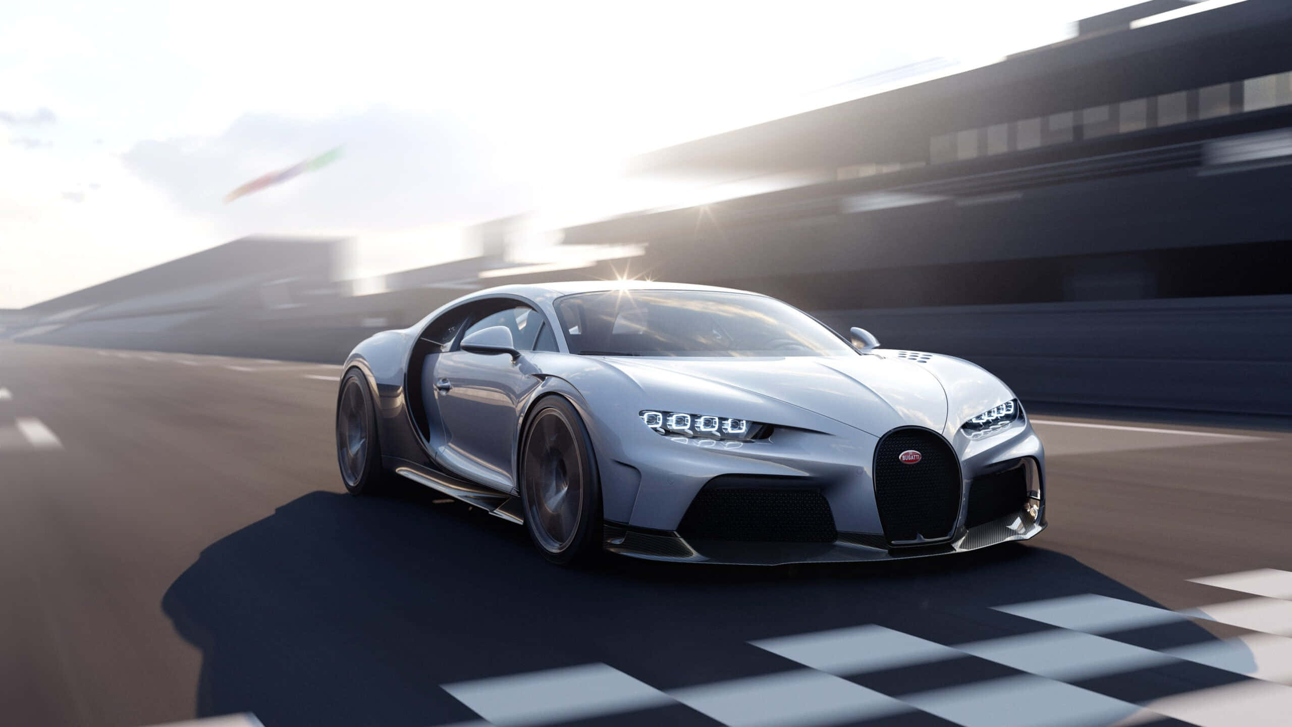 Изисканият Bugatti Chiron. Тапет